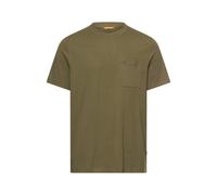 camel active Herren T-Shirt mit Brusttasche Olivgrün, Menswear-L