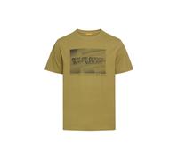 camel active - T-Shirt mit Print aus nachhaltigem Organic Cotton mosstone - Gr. - XXL