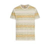 camel active - T-Shirt mit Streifenmuster aus Baumwolle sunflower - Gr. - M