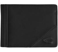 camel active Taiga Herren Geldbörse RFID Querformat Leder Klein Schwarz