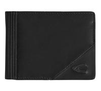 camel active Taiga Herren Geldbörse RFID Querformat Leder Klein Schwarz
