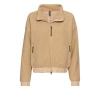 camel active - Teddy Blouson mit Stehkragen und 2-Wege-Reißverschluss cashmere - Gr. - 38