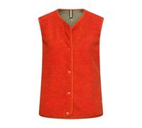 camel active - Teddy Weste mit seitlichen Eingrifftaschen pumpkin - Gr. - 46