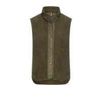 camel active - Teddyweste mit Stehkragen dark olive - Gr. - 52