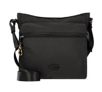 Camel Active Umhängetasche Terra – Recyceltes Nylon, mit aufgesetzter Tasche, 25x25x7 cm, Schwarz
