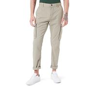camel active, Toronto Cargo, Herren Jeans Hose Gabardine Stretch Light Khaki (31) W 34 L 36