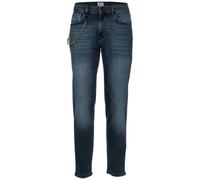 camel active Herren Tapered fit Toronto 5-Pocket Jeans, Dunkel Blau, 31W / 34L
