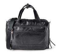 camel active Traces Aktentasche Leder 39 cm Laptopfach black Herren