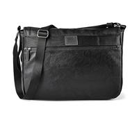 camel active Traces Messenger Leder 38.5 cm Laptopfach black Herren