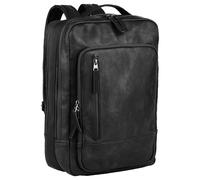 camel active Herren Traces Rucksack mit gepolstertem Laptopfach Schwarz, Menswear-L