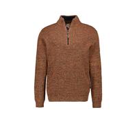 camel active Herren Strick-Troyer mit melierter Struktur Zimt, menswear-3XL