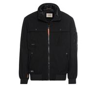 camel active Herren Softshell Blouson mit einrollbarer Kapuze Schwarz menswear-58