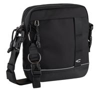 camel active Herren Connect Umhängetasche mit abnehmbarem Schulterriemen Schwarz, S, Menswear-S