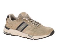 Sneaker CAMEL ACTIVE, Herren, Gr. 43, taupe, blau, Leder, Synthetik, Textil, Schuhe Sneaker, Schnürschuh, Freizeitschuh, Halbschuh mit Logoverzierung (70514214-43) taupe, blau