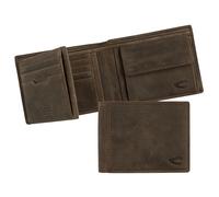 Geldbörse CAMEL ACTIVE "Vietnam", braun, Leder, Antik-Look, vintage, Kleinlederwaren, aus robustem Hunter-Leder und doppelten Ziernähten mit RFID Schutz (31233719-0) braun