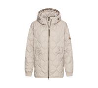camel active - Wasserabweisende Oversized-Jacke mit 2-Wege Reißverschluss stone - Gr. - 36