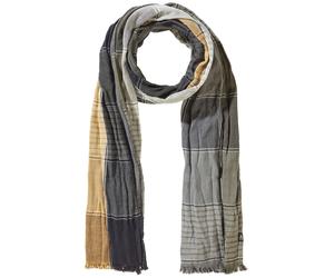 camel active - Webschal mit kariertem Muster asphalt - Gr. - OS