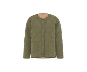 camel active - Wendbare Teddyjacke in Übergroßer Passform dark olive - Gr. - 42