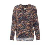 Camel Active Womenswear Damen Bluse 3097316S61, AOP DARK BLUE, XS