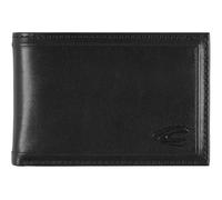 Camel Active Geldbörse Wood Horizontal Wallet S – Leder, RFID-Schutz, 10,5 cm – Schwarz, Größe S