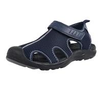 CAMEL CROWN Herren-Wandersandalen aus Netzstoff, geschlossene Zehen, Strandsandalen für sportliche Outdoor-Aktivitäten, Sommer, wasserdicht, Marineblau, 12
