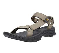 CAMEL CROWN Wander-Sport-Sandalen für Herren, rutschfeste Wassersandalen, bequeme sportliche Sandalen für Outdoor, Wat, Strand, Khaki, 43 EU