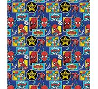 Camelot Marvel Spider-Man Baumwolldruck Stoff Kollektion - 112 cm breit - Stoff Meterware (100% Baumwollstoff - ideal zum Basteln, Quilten, Schneidern von Kindern) (außerhalb der Box)