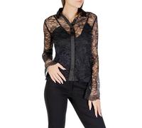 Guess Regular Fit Bluse im 2-in-1-Look in Black, Größe S