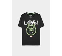Marvel - Loki - Logo Badge - Men's T-shirt - 2XL - Loki TS336612LOK - (T-shirts and Tops / Short Sleeved T-shirts)