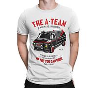 Camisetas La Colmena 4209-Parodia, The A Team, B&C-E190-BLANCO-0XL-4209, Weiß, B&C-E190-BLANCO-0XL-4209 XL