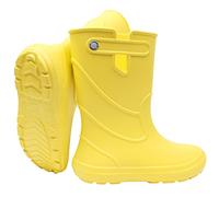 CAMMINARE walk a mile Leichte EVA-Gummistiefel für Kinder und Jugendliche Wasserdicht Rutschfest 30-37 EU (Gelb, eu_footwear_size_system, big_kid, numeric_range, medium, numeric_34, numeric_35)