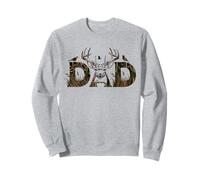 Camo Hirsch Jagd Papa T-Shirt Jagd Papa Bekleidung Sweatshirt