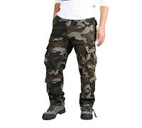 Camo-Hose für Herren - Arbeitshose, Camouflage, Armee, Kampfhose, Stretch-Passform, Outdoor-Arbeitskleidung, Cargohose, Trainingshose, Camo-Arbeitshose, mehrere Taschen, lässige Business-Hose, XXXXXL,