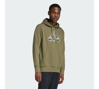 adidas Camo Modern Logo Graphic Hoodie Herren JZ7503 - olive strata S