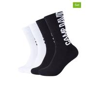 Tennissocken CAMP DAVID "cushioned", Damen, Gr. 43 (46), weiß (weiß mix), Baumwollmischung, Socken Tennissocken, mit elastischem Bund (75890729-43) weiß mix