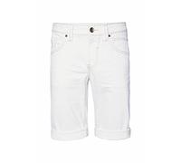 Camp David, Davd, Herren Kurze Jeans Shorts Bermudas Stretchdenim White W 36