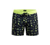 Badeshorts CAMP DAVID, Herren, Gr. 3XL, Normalgrößen, blau, Polyamid, bedruckt, Badehosen Badeshorts, mit Einschubtaschen (84901111-XXXL) blau