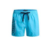 Camp David Herren Badehose mit Logo Print Aqua, XL