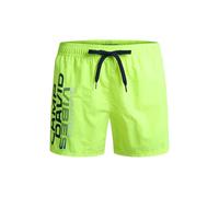 Camp David Herren Badehose mit Logo Print Neon Lime, L