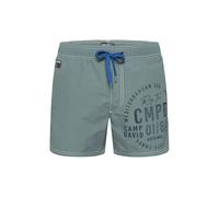 Camp David Herren Badeshorts mit Logo Print Dark Sage, XXL