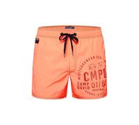 Camp David Herren Badeshorts mit Logo Print Speed Orange, XXL
