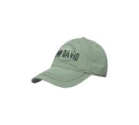 Camp David Herren Base Cap mit Artwork und Zickzacknaht Deep Green, None