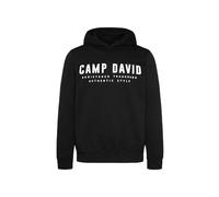 Kapuzensweatshirt CAMP DAVID Gr. L, schwarz Herren Sweatshirts aus Baumwolle (83544762-L)