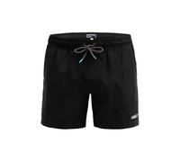 Camp David Herren Beachshorts mit Rubber Patch Black, XXL