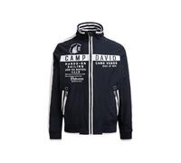 Camp David Herren Blouson mit Logo-Tapes und Artworks Blue Navy, Xl
