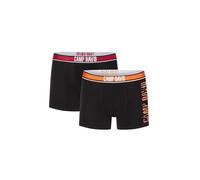 Boxershorts CAMP DAVID "casual", Herren, Gr. M, mindset schwarz, Obermaterial: 95% Baumwolle, 5% Elasthan, unifarben, Unterhosen, mit elastischem Bund (79311649-M) mindset schwarz