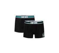 Camp David Herren Boxershorts 2er Pack Baumwolle elastisch, hoher nahtlos doppellagige Tasche bequemer Bund Herrenunterwäsche Stretch atmungsaktiv weich strapazierfähig modisch