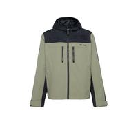 Camp David Herren Funktionsjacke mit Kapuze und Colour-Blocking Sage Green XXXL