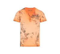 Camp David Herren Henley-Shirt mit All Over Print und Stickereien Sunstone, XXXL