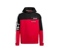 Kapuzensweatshirt CAMP DAVID, Herren, Gr. 4XL, schwarz, Material: 70% Baumwolle, 30% Polyester, bedruckt, colorblocking, regular fit, Rundhals, eingesetzt Rippbündchen, Sweatshirts, mit Baumwolle (700
